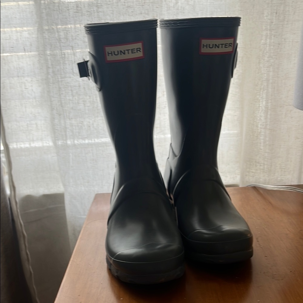 Hunter grey rain Boots